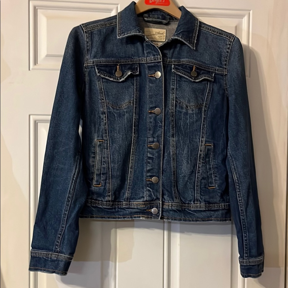 Universal Thread Blue Denim Jacket Classic Style … - image 4